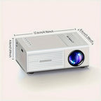Portable 1080P Mini Projector for Home & Outdoor