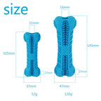 Soft Rubber 360° Dog Toothbrush Chew Stick