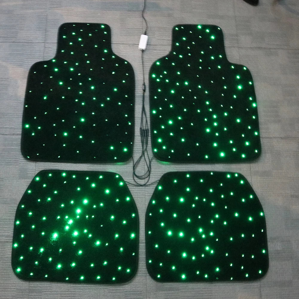 Fiber Optic Star Light Car Mats – Waterproof & App Controlled