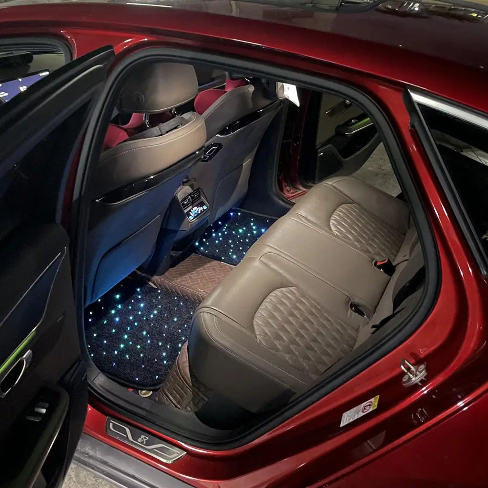 Fiber Optic Star Light Car Mats – Waterproof & App Controlled