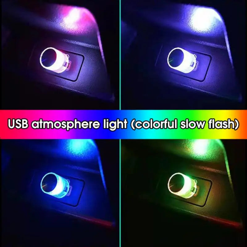 USB Mini LED Car Interior Atmosphere Light