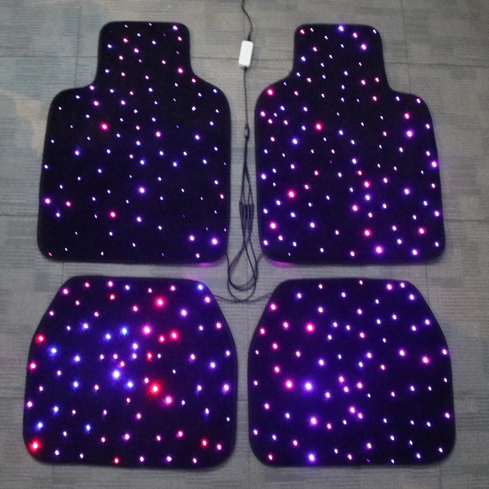 Fiber Optic Star Light Car Mats – Waterproof & App Controlled