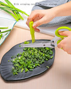 5-Blade Stainless Steel Herb Scissors with Cover